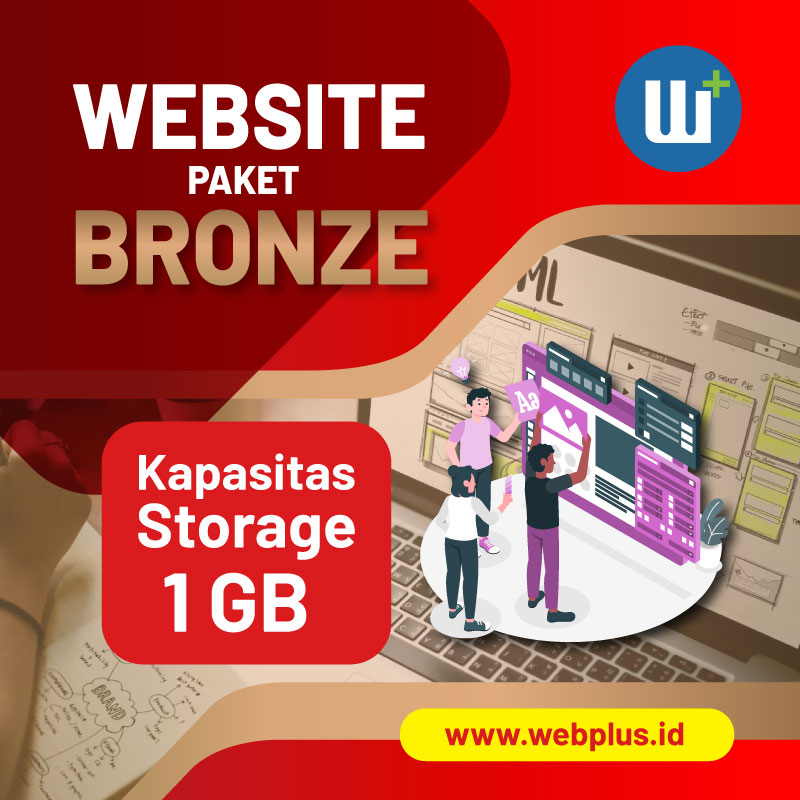 Paket Website WebPlus.id - Bronze Rp 500K