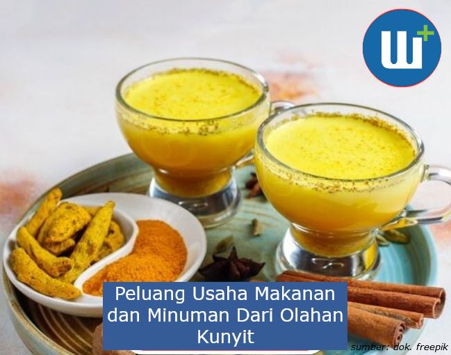 Berikut 7 Peluang Usaha Makanan dan Minuman Dari Olahan Kunyit